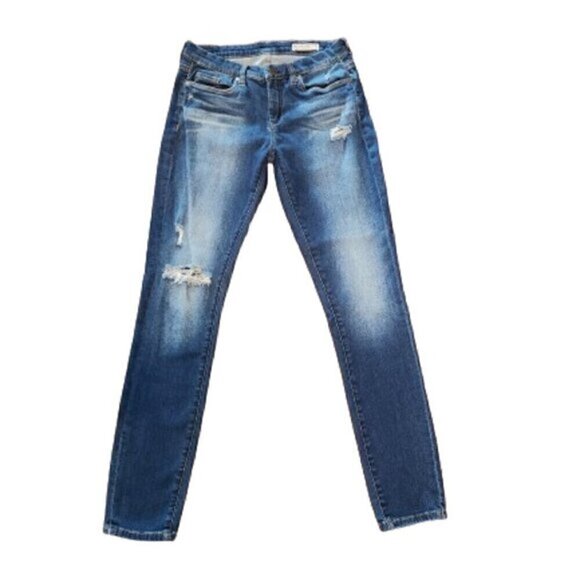 BlankNYC Mid-Rise Distressed Skinny Classique Jeans - Picture 2 of 6